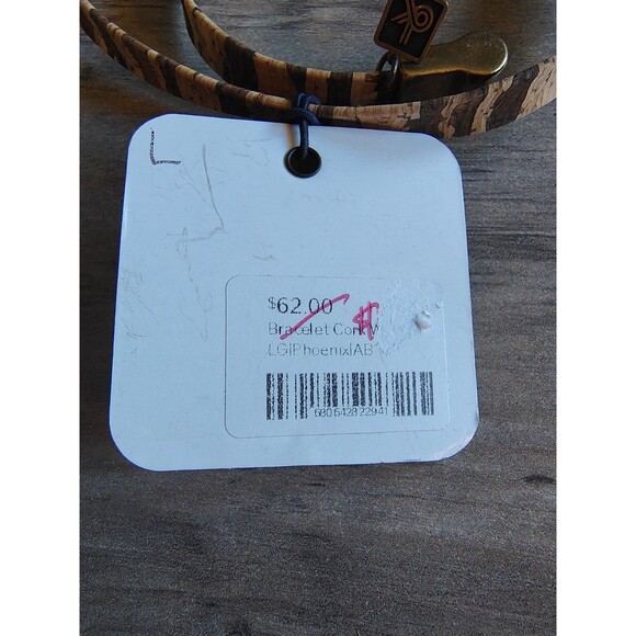 NWT Diana Kauffman Designs Cork Necklace Choker Handcrafted In The USA $62 Boho - Picture 6 of 6